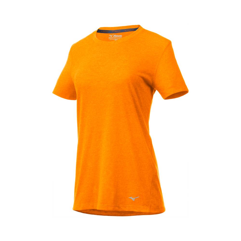 Camisetas Mizuno Inspire Para Mujer Naranjas 9862415-FJ